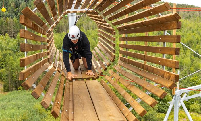 Plenty of Tower Climber obstacles to tackle